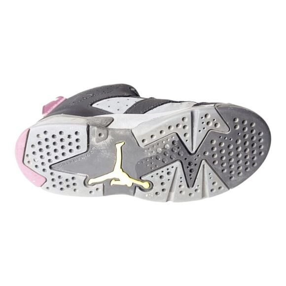 NIKE Air Jordan 6 Retro 'Bordeaux' TD Sneakers Size 10C - Picture 7 of 7